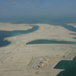 ドバイを上空から見た画像