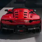 フェラーリF80のエクステリア～リア（レッド）