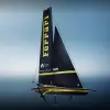 フェラーリの会場プロジェクト、「ハイパーセイル」の船体全景