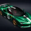 テーラーメイドにて仕上げられたフェラーリSF90 XXのエクステリア（グリーンとホワイト）