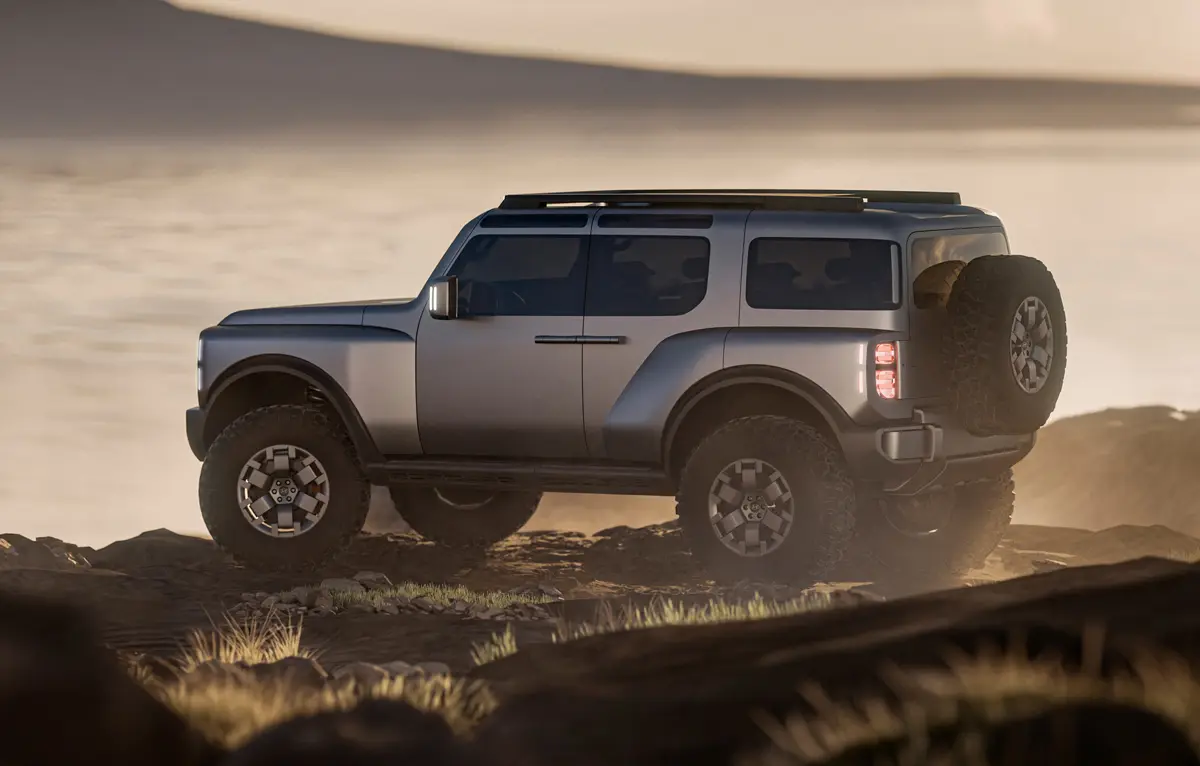 ヒョンデ ボウルダー コンセプト 静止状態 サイド