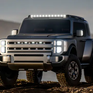 ヒョンデ ボウルダー コンセプト 静止状態 フロント