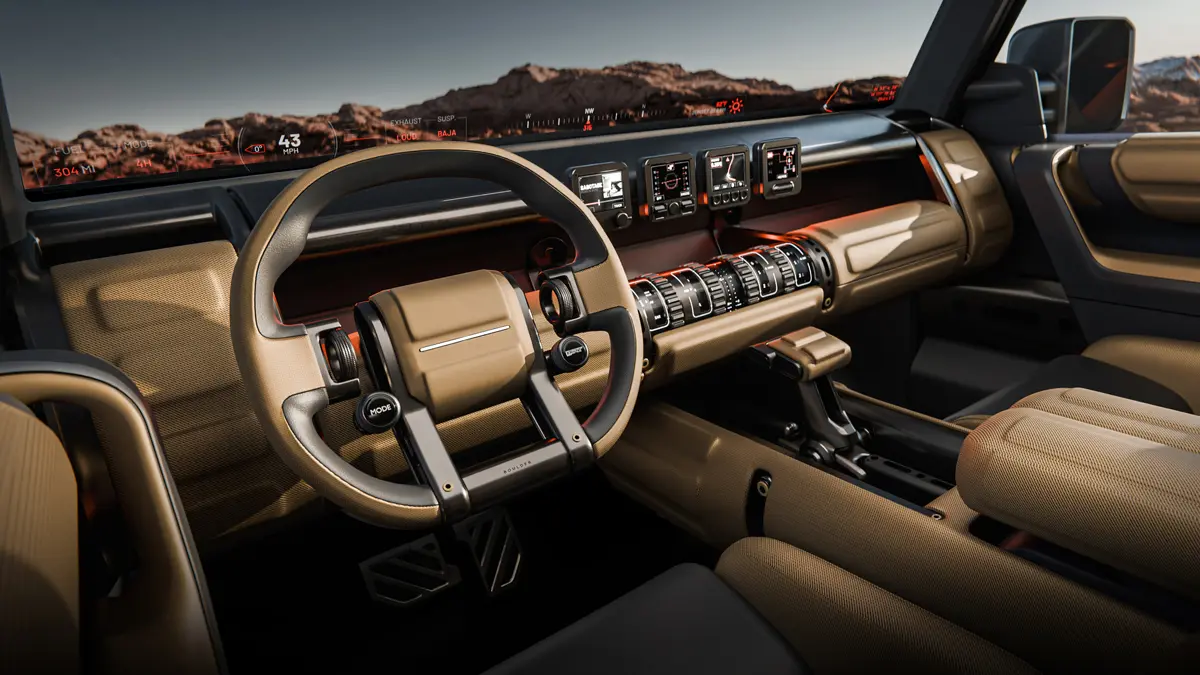 ヒョンデ ボウルダー コンセプト〜インテリア