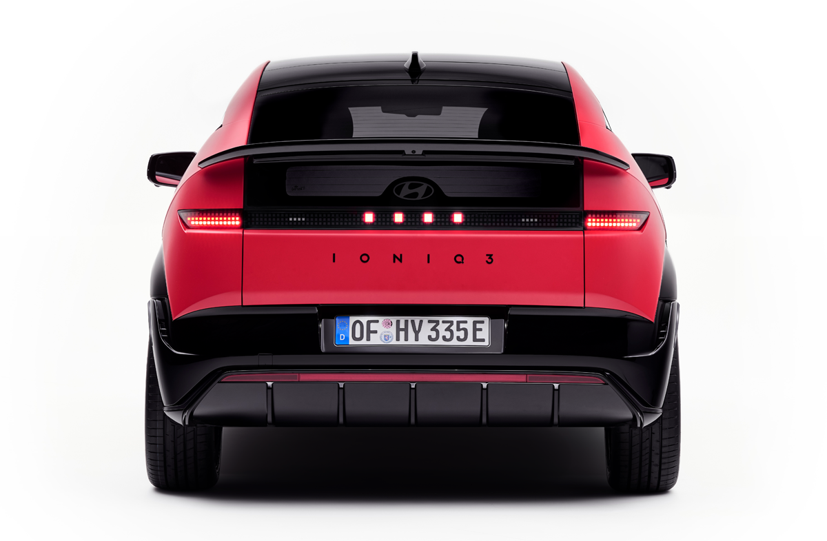 ヒョンデ アイオニック3 N LINEのリア