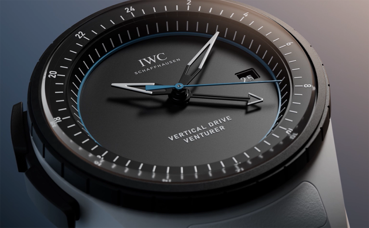 IWCの腕時計「パイロット・ベンチュラー・バーティカル・ドライブ」文字盤