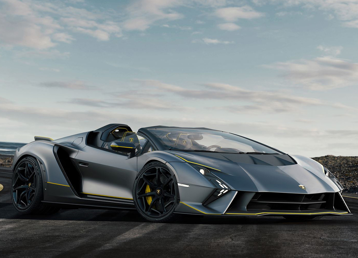 ランボルギーニのワンオフモデル、オウテンティカ（Autentica）～静止、斜め前