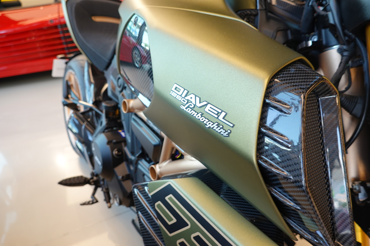 ランボルギーニとドゥカティとのコラボレーションによるディアベル