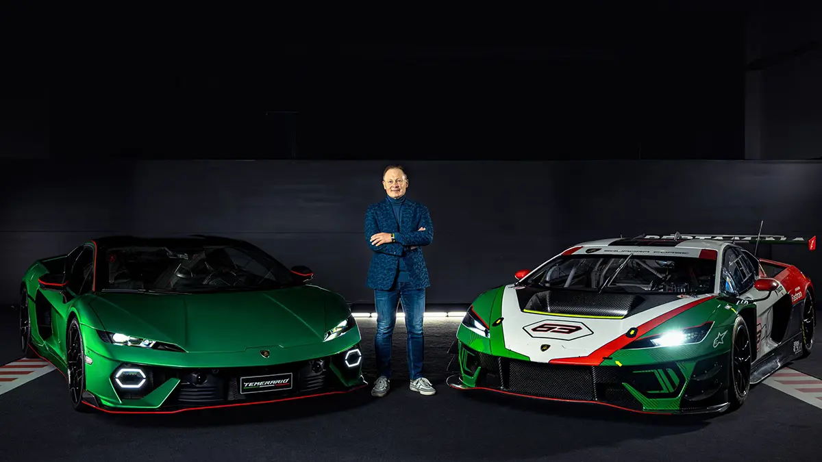 ランボルギーニ テメラリオ（グリーン）とテメラリオGT3（イタリアンカラー）