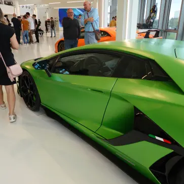 ランボルギーニ アヴェンタドールSVJ(ランボルギーニ博物館にて)