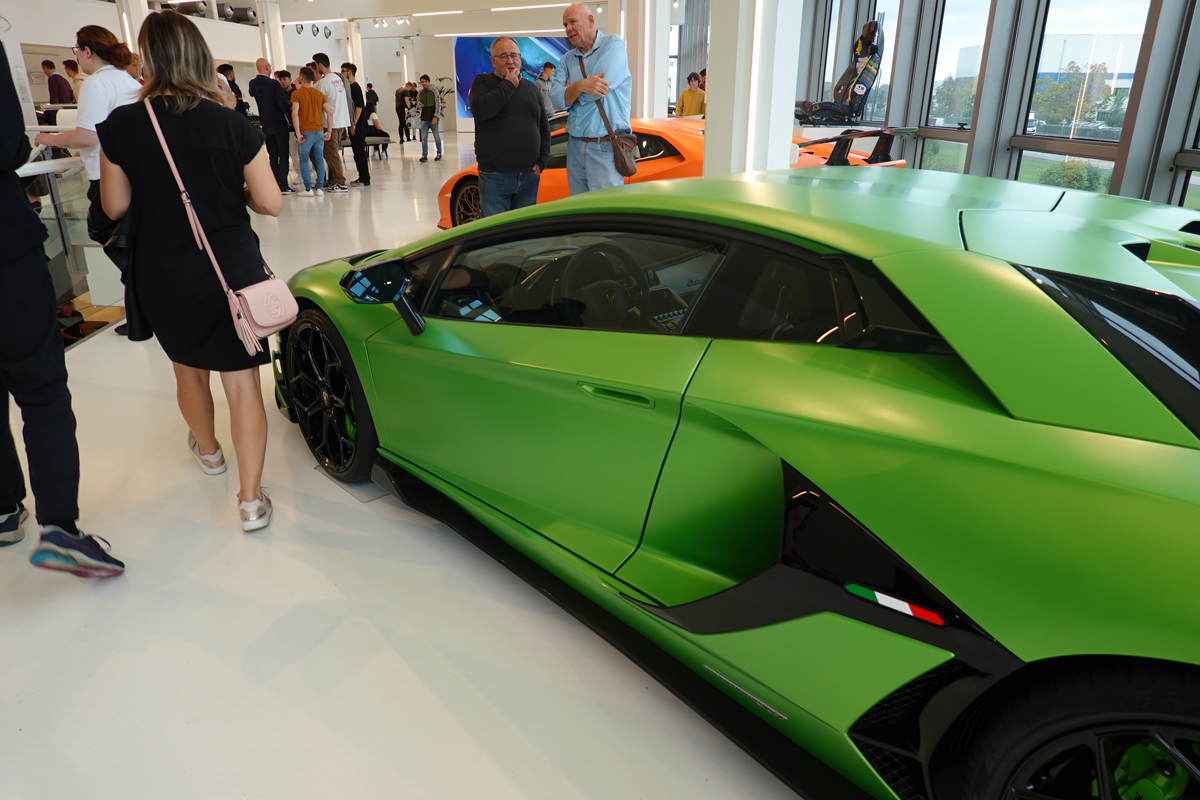 ランボルギーニ アヴェンタドールSVJ（ランボルギーニ博物館にて）