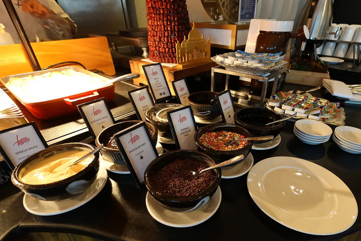 マレーシア ヒルトンクアラルンプールの朝食ブッフェ