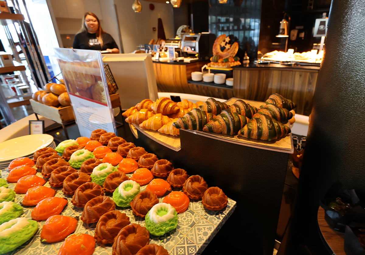 マレーシア ヒルトンクアラルンプールの朝食ブッフェ