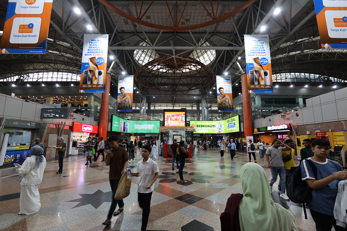 マレーシア クアラルンプール「KLセントラル」駅にて