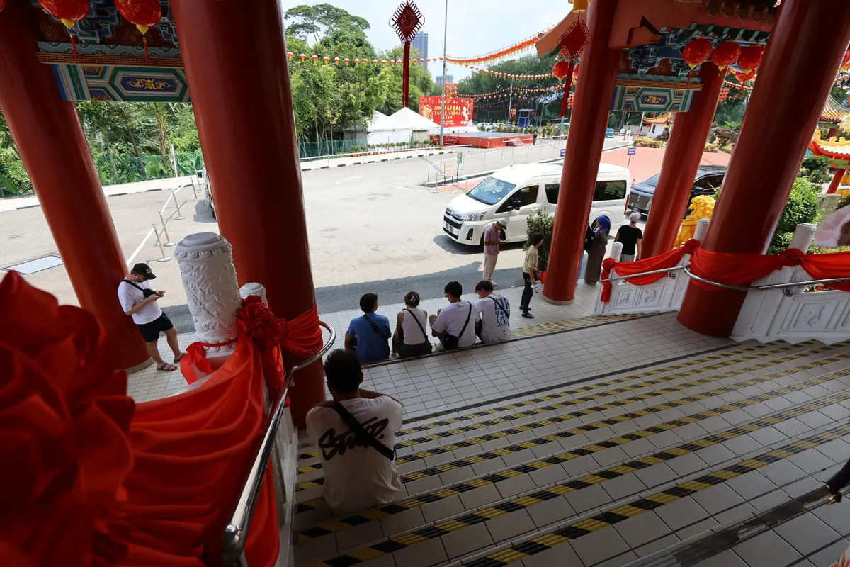 マレーシア クアラルンプールの中国寺院「天后宮」