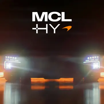 マクラーレンの耐久レーシングカー、「HY」のティーザー画像