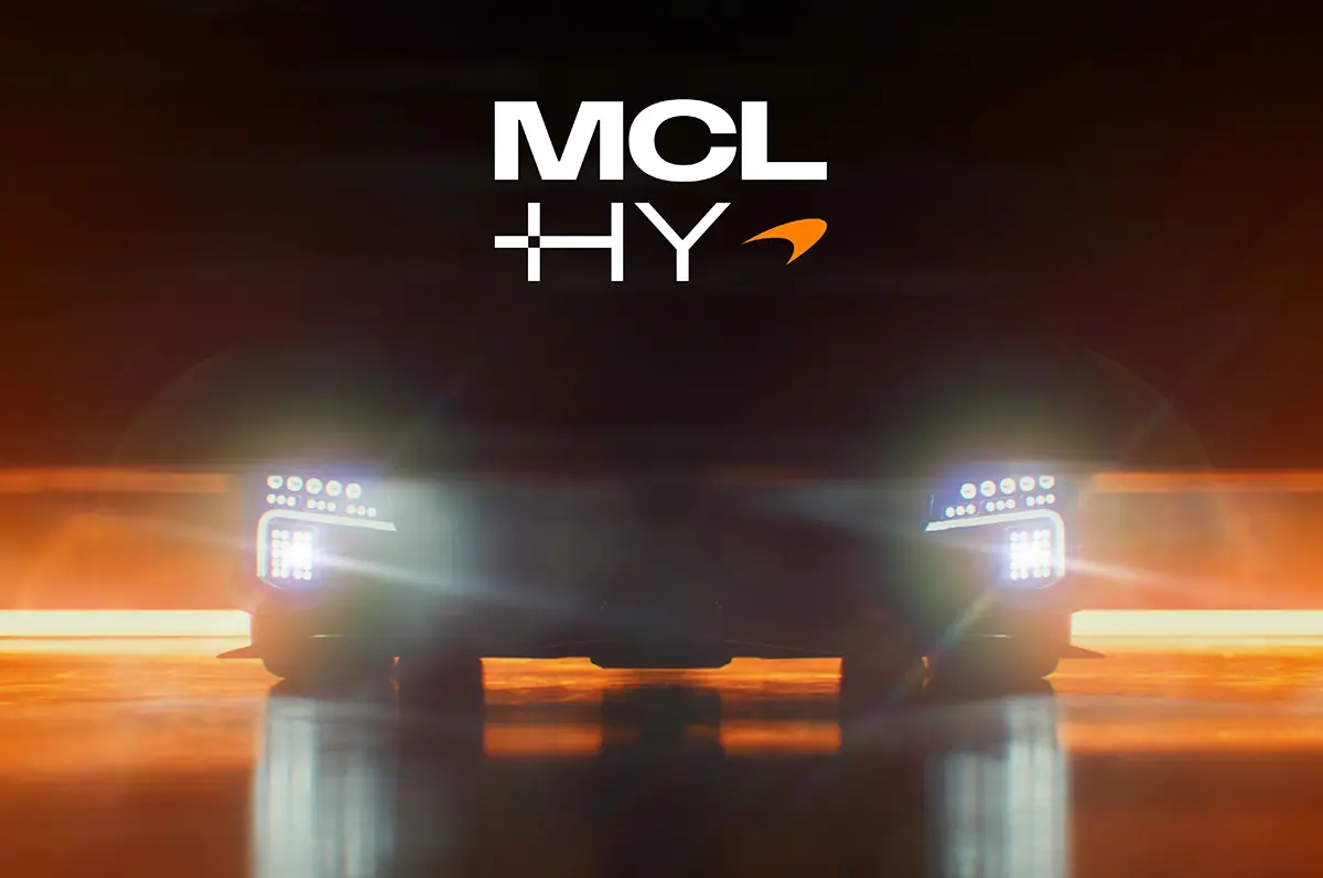 マクラーレンの耐久レーシングカー、「HY」のティーザー画像