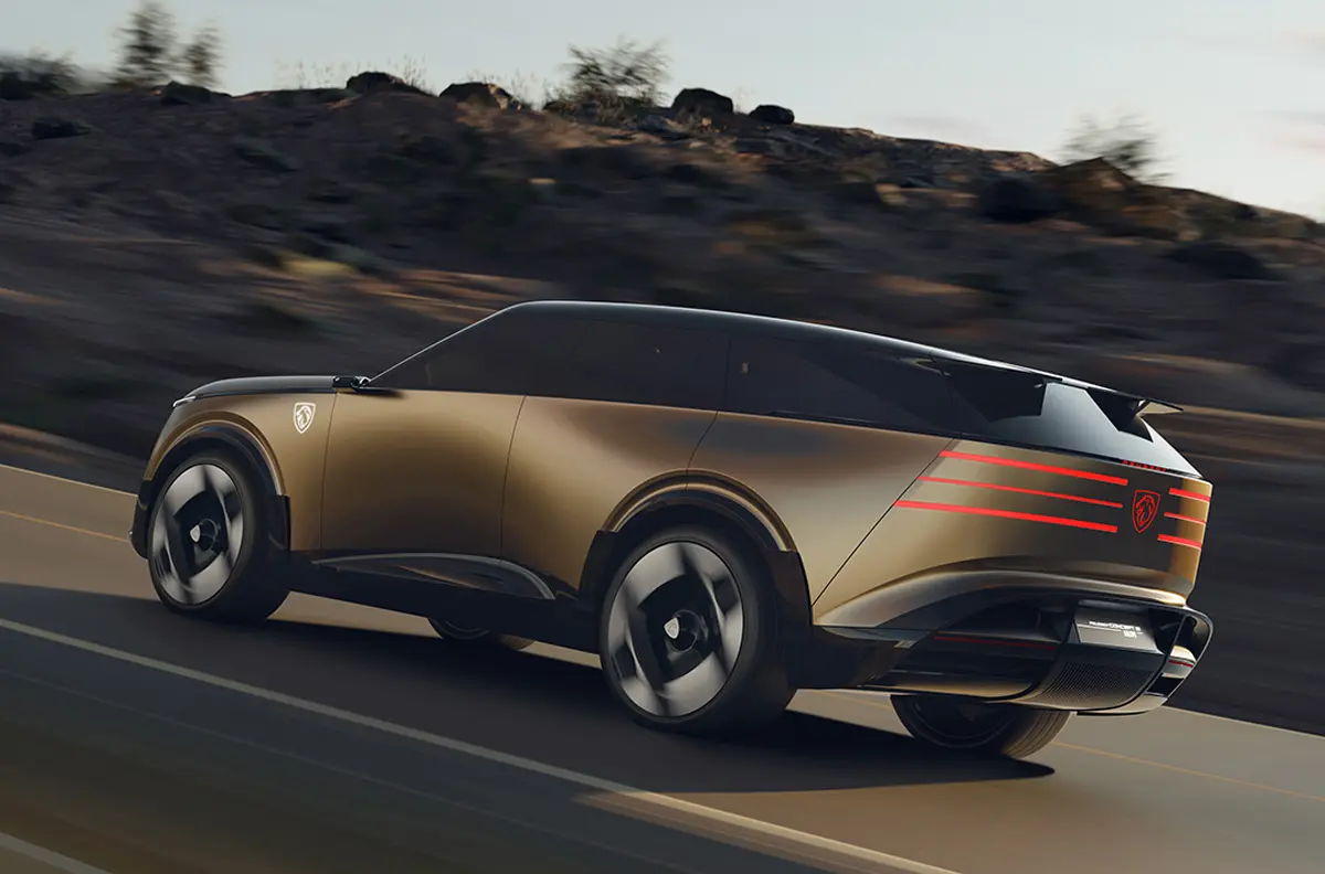 プジョーのコンセプトカー「8」リヤビュー