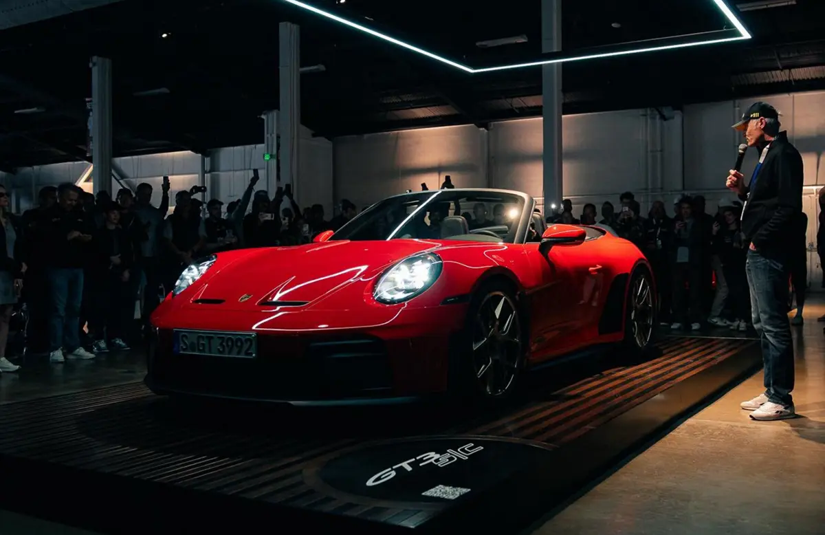 ポルシェのイベント「AIR|WATER」にて展示される新型911GT3 S/C