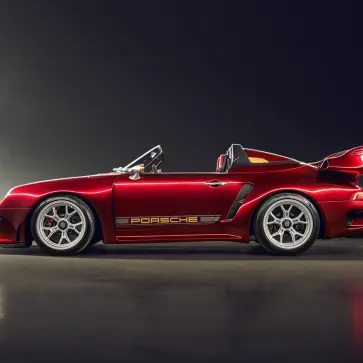 「アイアンマン」モチーフのポルシェ911レストモッド（ギュンターワークス / GWX エンドゲーム）～サイド