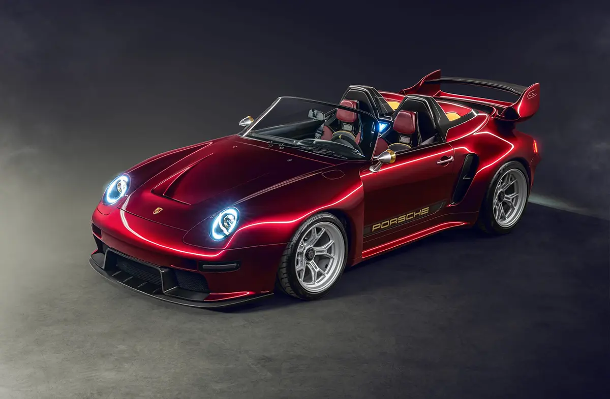 「アイアンマン」モチーフのポルシェ911レストモッド（ギュンターワークス / GWX エンドゲーム）～フロント