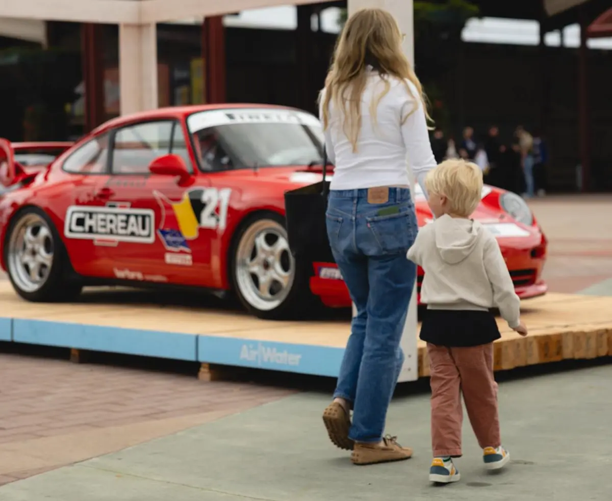 ポルシェのイベント「AIR|WATER」にて展示される空冷911