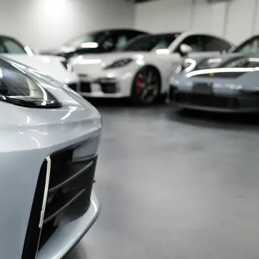 ポルシェ・パナメーラのフロント