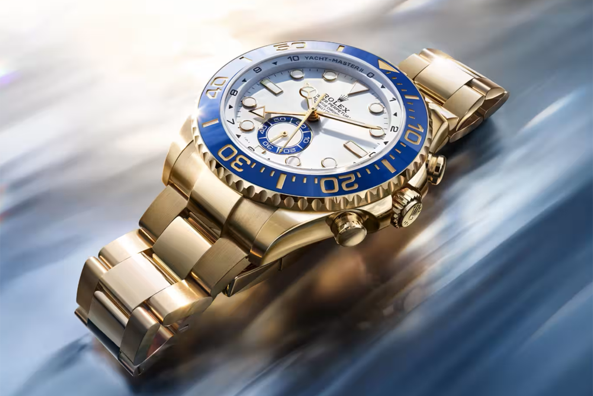 ロレックス・ヨットマスター（イエローゴールド）全景