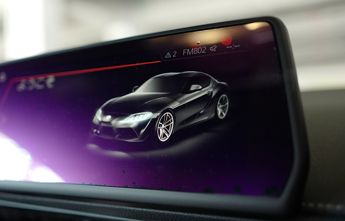 トヨタ GRスープラのインテリア～インフォテイメントシステム