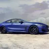 BMW8シリーズ クーペのサイドビュー（ブルー）