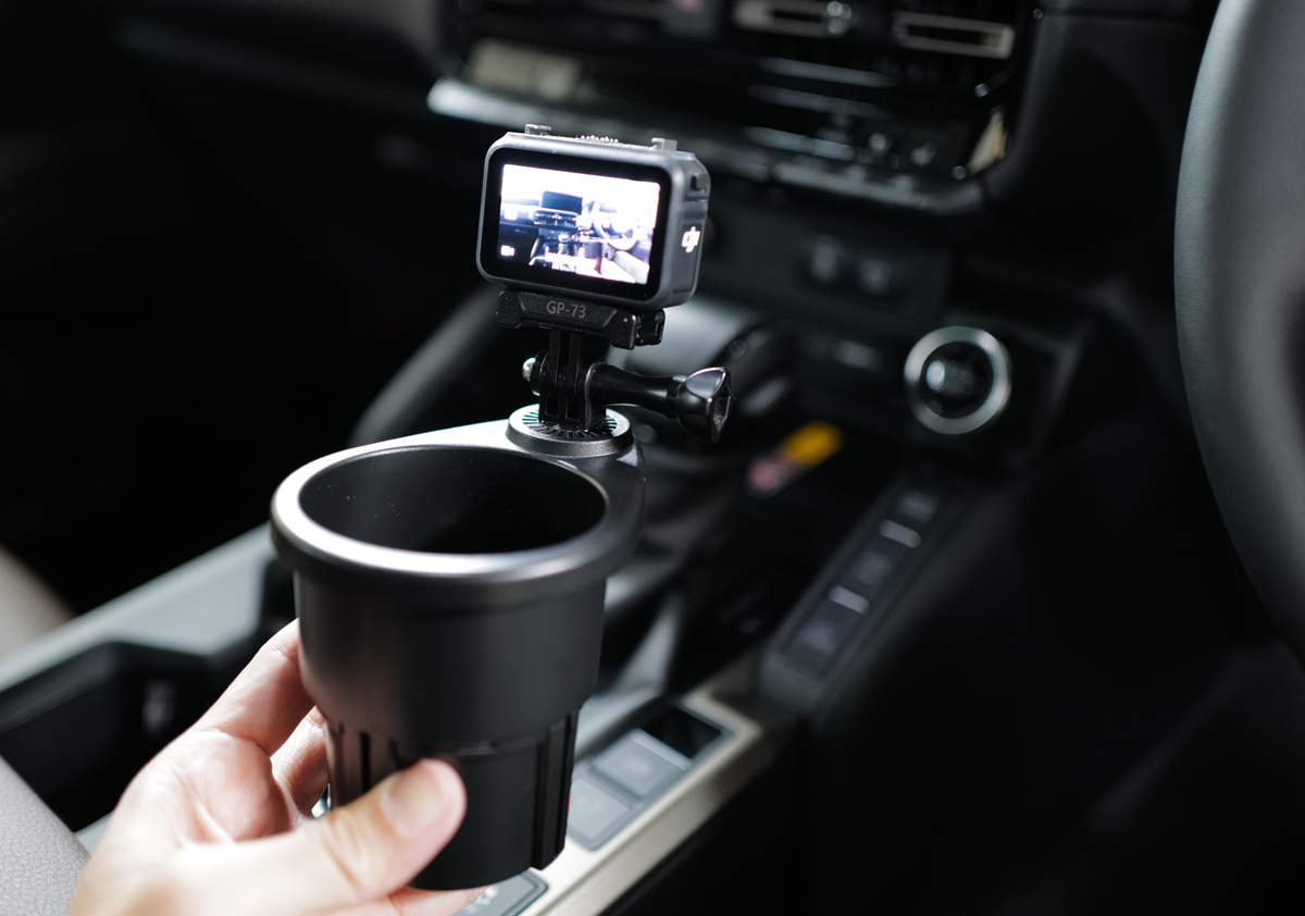 DJI Osmo Nano用に製作したオリジナルのモニター取付マウント