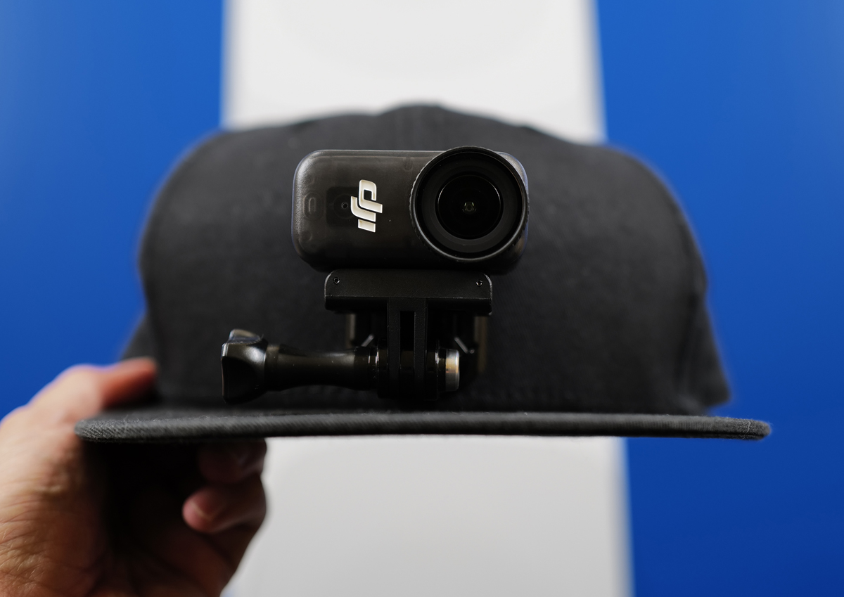 DJI Osmo Nano用に製作したオリジナルのキャップ取付マウント