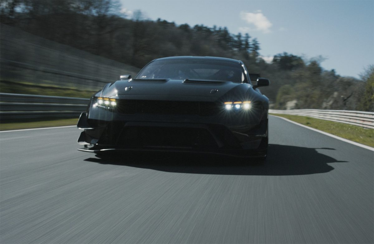 ニュルブルクリンクにて6分40秒を記録したフォード マスタング GTDコンペティション