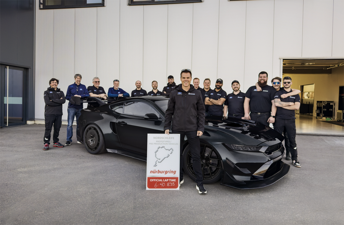 ニュルブルクリンクにて6分40秒を記録したフォード マスタング GTDコンペティション