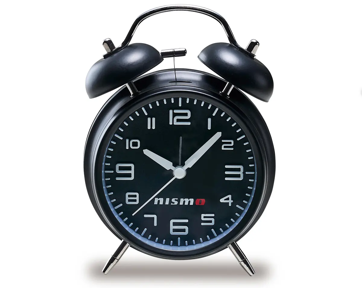 日産オンラインショップにて販売される目覚まし時計