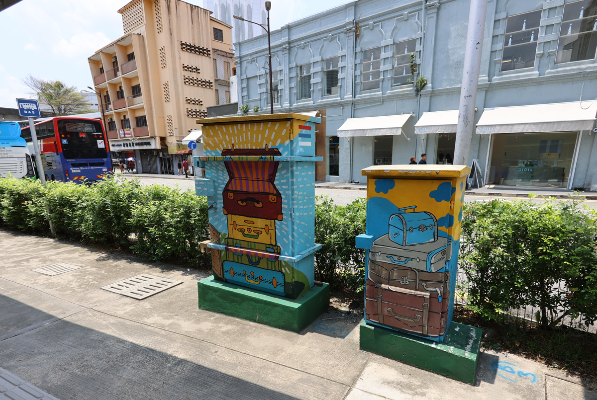 マレーシア、クアラルンプールの「セントラルマーケット」付近