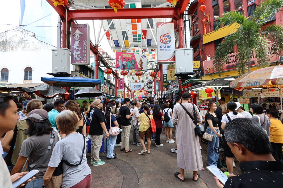 マレーシア、クアラルンプールの「セントラルマーケット」チャイナタウン