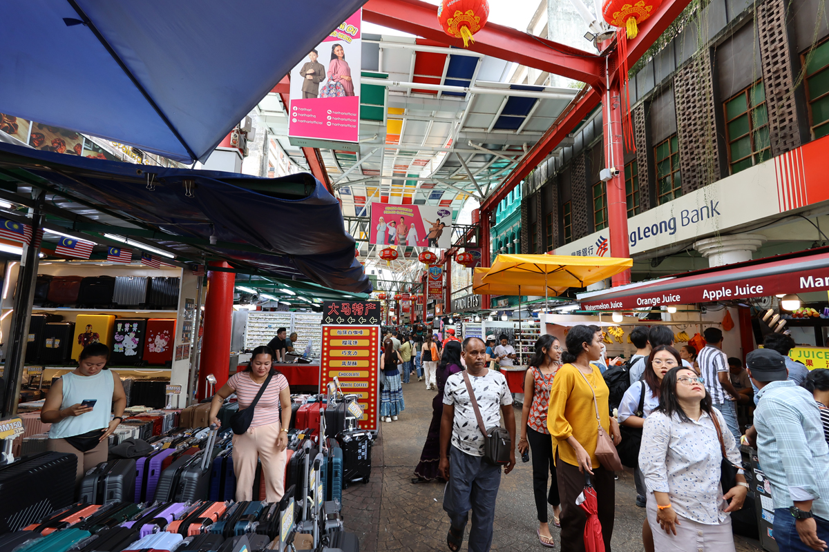 マレーシア、クアラルンプールの「セントラルマーケット」付近