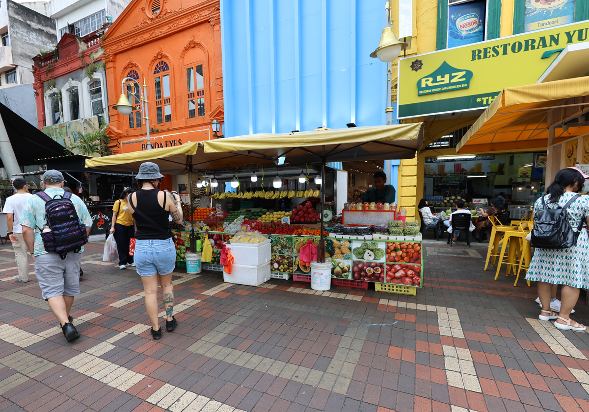 マレーシア、クアラルンプールの「セントラルマーケット」付近