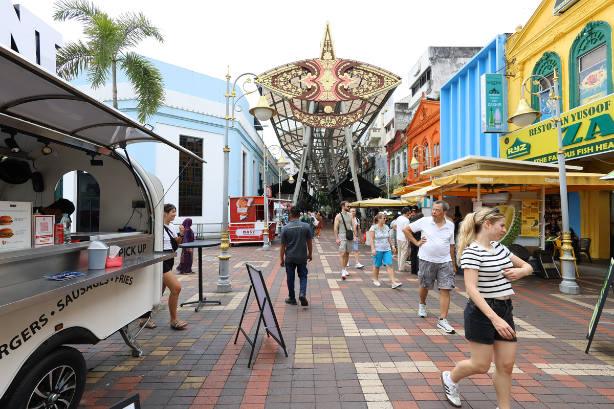 マレーシア、クアラルンプールの「セントラルマーケット」付近