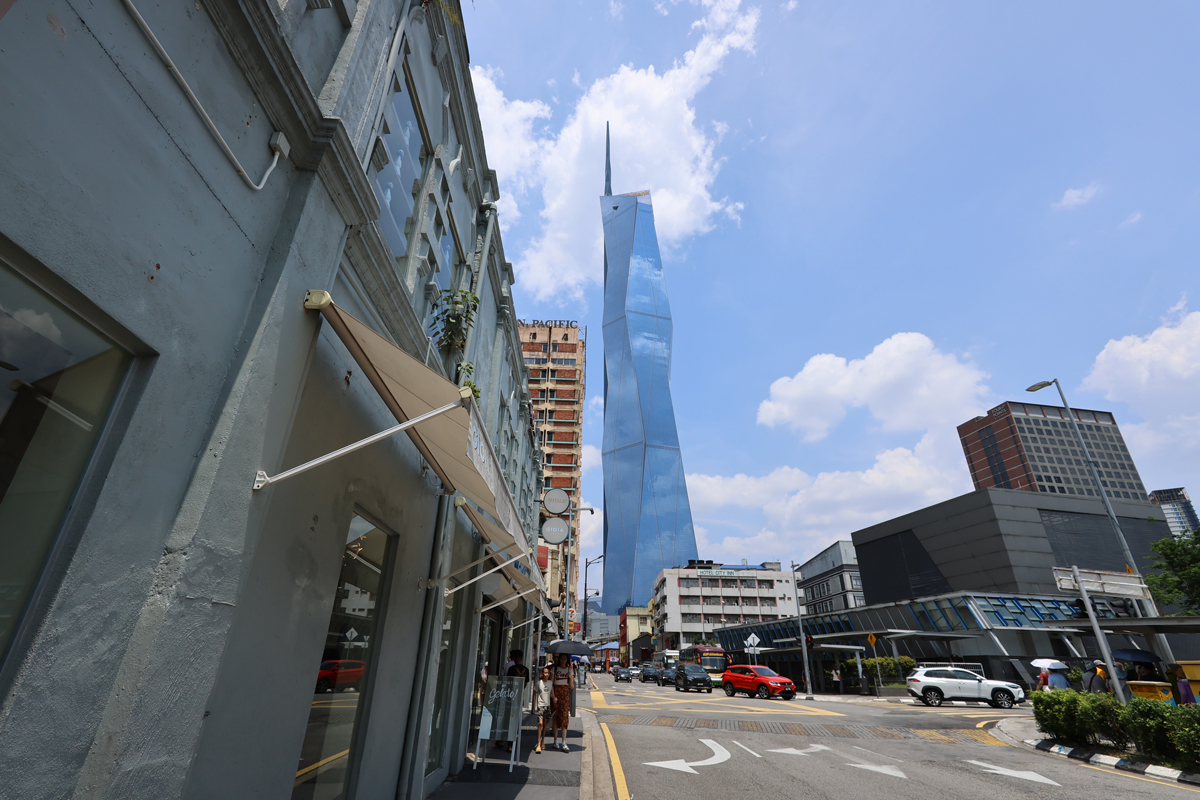 マレーシア、クアラルンプールの「セントラルマーケット」付近