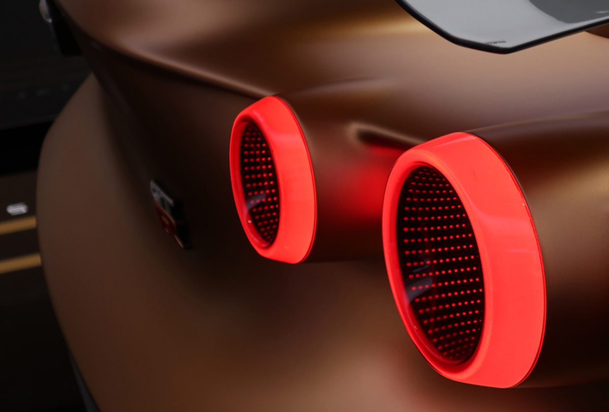 日産GT-R 50 バイ イタルデザインのテールランプ