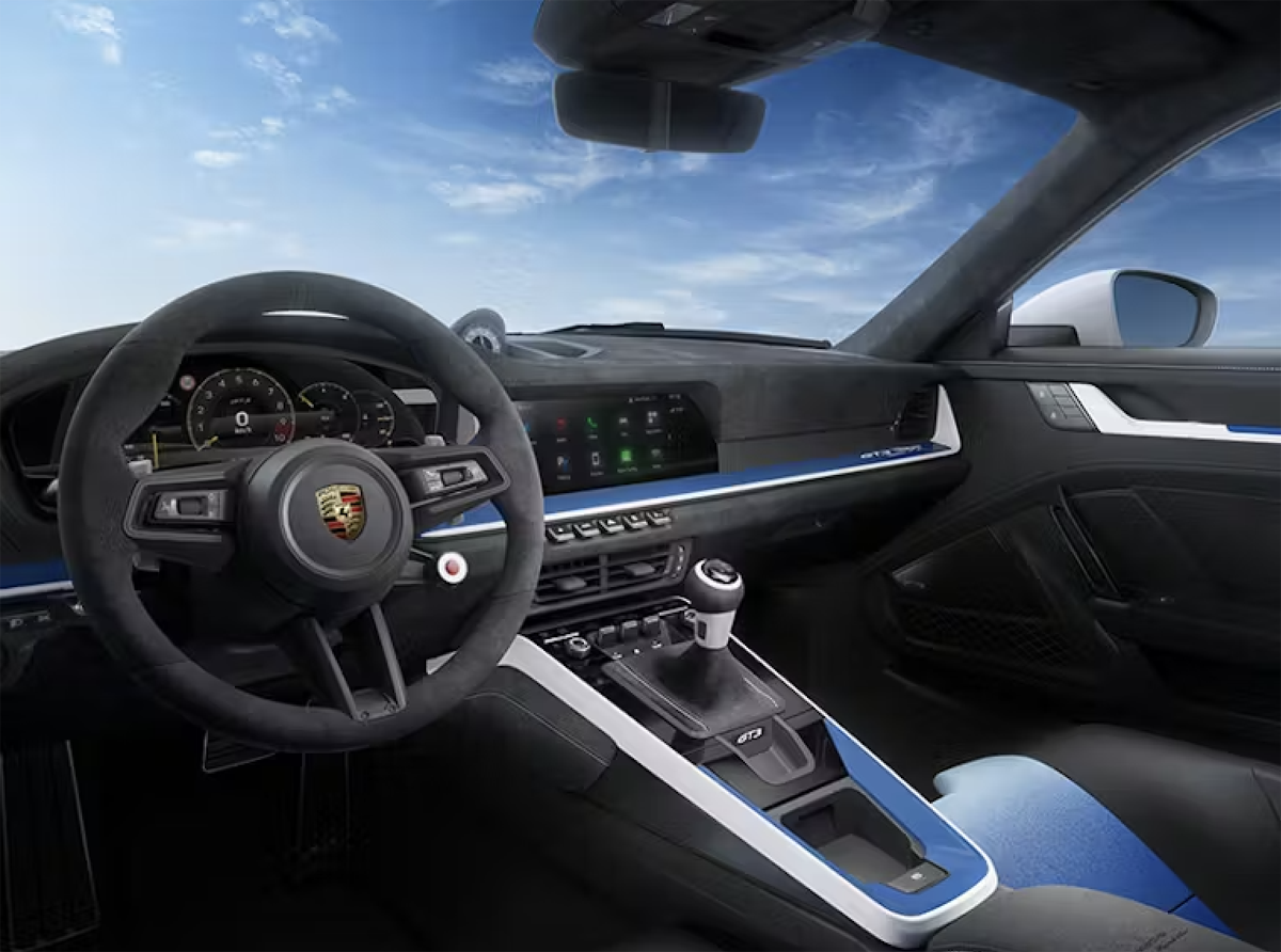 ポルシェ911 GT3 アルティザンエディションのインテリア〜ステアリングホイール