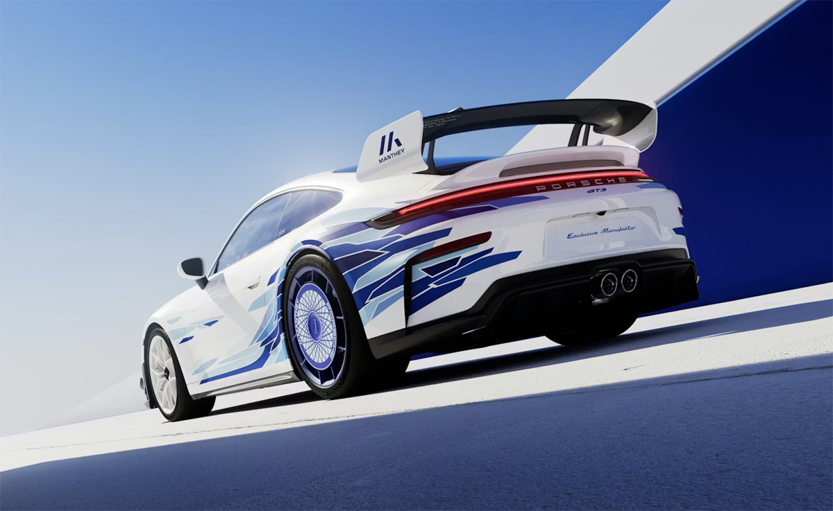 ポルシェ911 GT3 アルティザンエディションのエクステリア〜リア