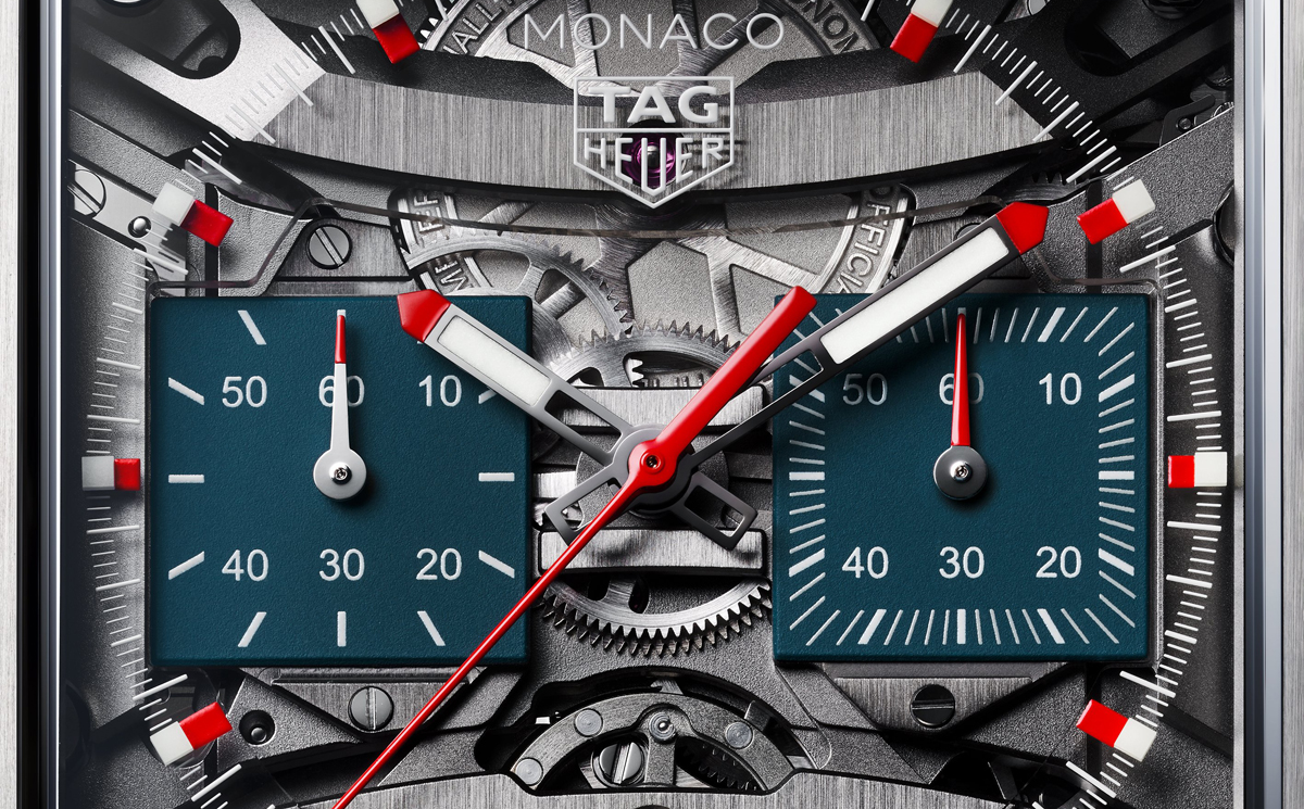 タグ・ホイヤーの新作モナコ「エバーグラフ」文字盤