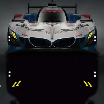 新型BMW M3のティーザー画像（M V8ハイブリッドとともに）
