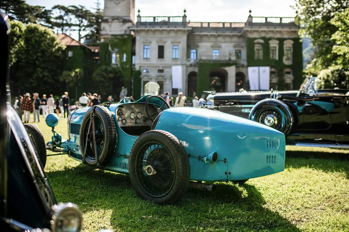 コンコルソ・デレガンツァ・ヴィラ・デステでのブガッティ Type37