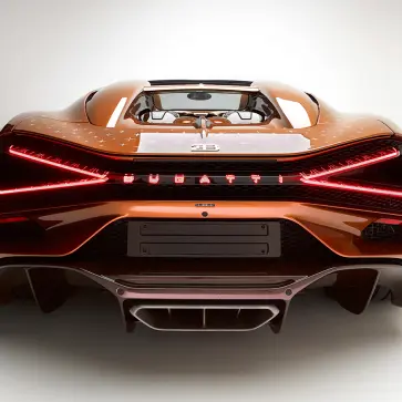星の王子さま」をテーマにしたブガッティW16ミストラルのエクステリア~リア