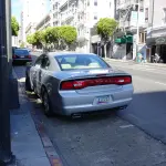 サンフランシスコの路上にてダッジ・チャレンジャー