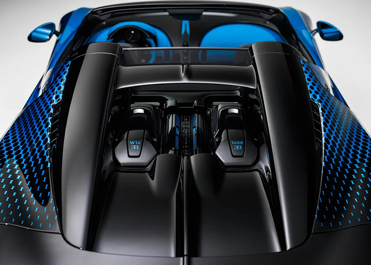 ブガッティ W16ミストラルのワンオフモデル「フライバグ」～車体上部、静止