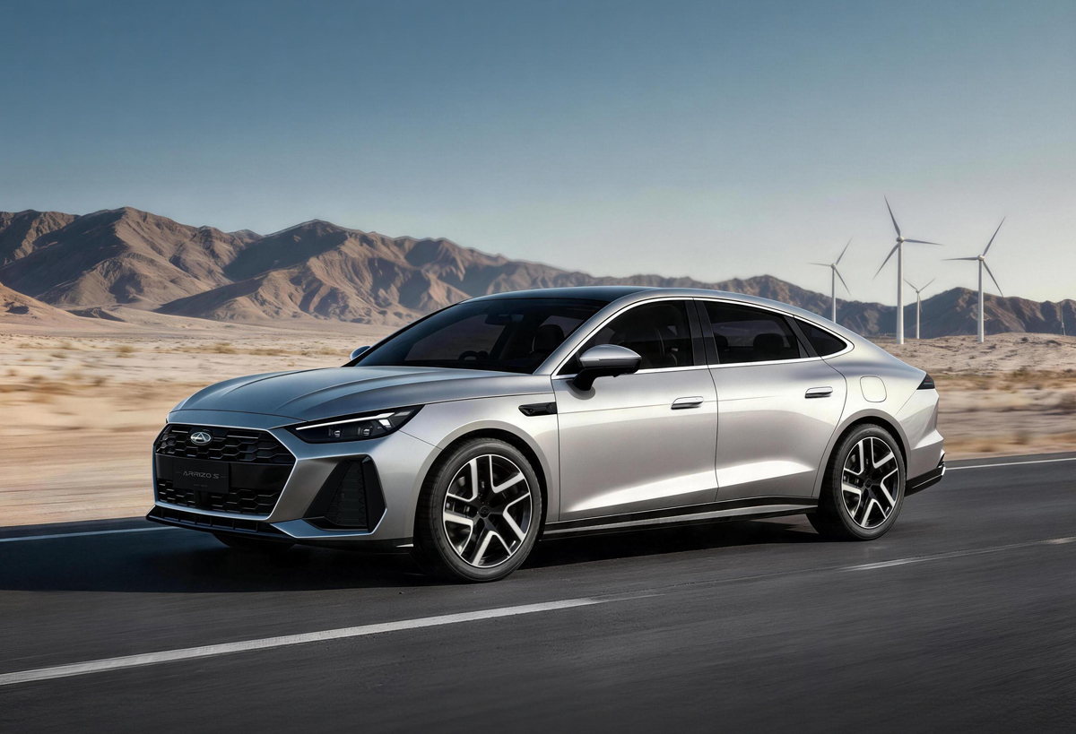 中国・奇瑞汽車（チェリー）の新型セダン、Arrizo Sのフロント